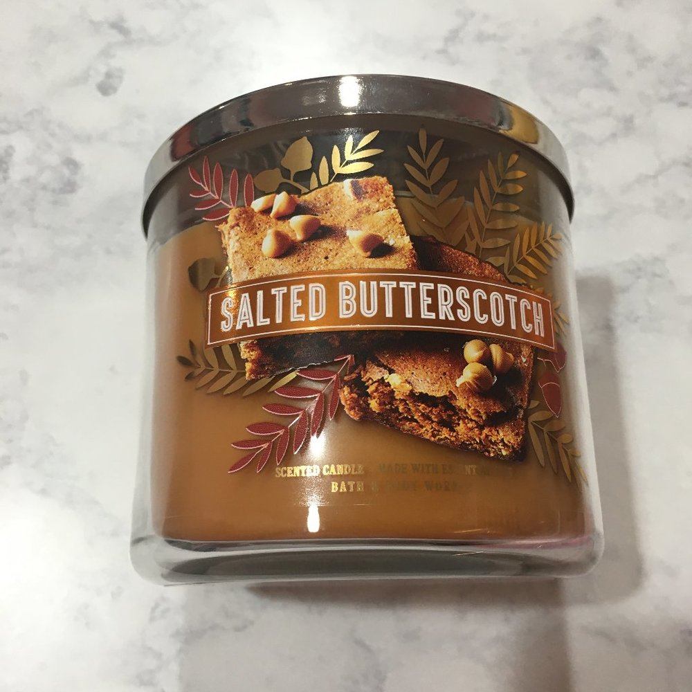 Bath & Body Works Salted Butterscotch Candle